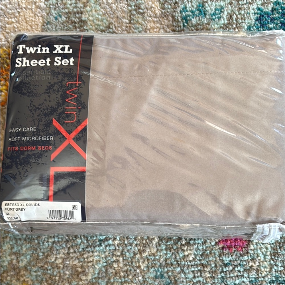 Luxe Gray Twin XL Sheet Set Soft Bedding